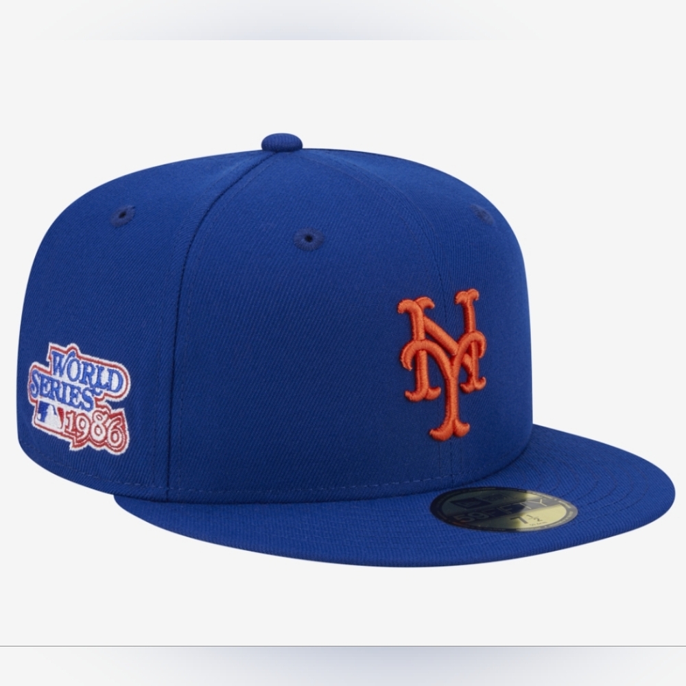 New York Mets 1986 World Series New Era 59FIFTY MLB Fitted Hat Multiple Sizes